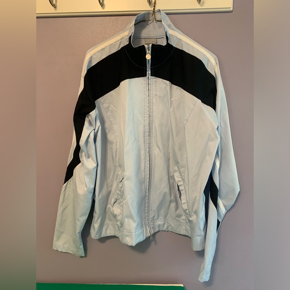 Women’s Nike Pale Blue Windbreaker Jacket XL